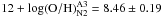 Mathematical equation: \hbox{$12+\log(\rm O/H)_{N2}^{A3} = 8.46\pm 0.19$}
