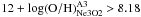 Mathematical equation: \hbox{$12+\log(\rm O/H)_{Ne3O2}^{A3} > 8.18$}