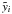 Mathematical equation: \appendix \setcounter{section}{1} \hbox{$\tilde y_i$}