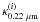Mathematical equation: \appendix \setcounter{section}{1} \hbox{$\kappa_{0.22~\mu{\rm m}}^{(i)}$}