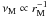 Mathematical equation: \hbox{$\nu_{\rm M}\propto r_{\rm M}^{-1}$}