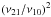 Mathematical equation: \hbox{$\left(\nu_{21}/\nu_{10}\right)^2$}