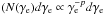 Mathematical equation: \hbox{$(N(\gamma_{\rm e})d\gamma_{\rm e}\propto \gamma_{\rm e}^{-p}d\gamma_{\rm e}$}