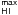 Mathematical equation: \hbox{$\mathsf{^{max}_{H\,{\fontsize{9pt}{11pt}\selectfont{I}}}}$}