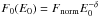 Mathematical equation: \hbox{$F_0(E_0)=F_{\rm norm}E_0^{-\delta}$}