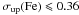 Mathematical equation: \hbox{$\rm \sigma_{up}(Fe)\leqslant0.36$}