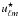 Mathematical equation: \appendix \setcounter{section}{2} \hbox{$u^\star_{\ell m}$}