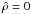 Mathematical equation: \appendix \setcounter{section}{2} \hbox{$\hat{\rho} = 0$}