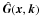Mathematical equation: \hbox{$\ithat{\boldsymbol{G}}(\xx,\kk)$}