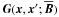 Mathematical equation: \hbox{$\boldsymbol{G}(\xx,\xx';\meanBB)$}