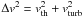 Mathematical equation: \appendix \setcounter{section}{1} \hbox{$ \Delta{v}^2 = v^2_{\rm th}+v^2_{\rm turb}$}