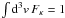 Mathematical equation: \hbox{$\int {\rm d}^3v\, F_{\kappa} = 1$}