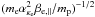 Mathematical equation: \hbox{$(m_{\rm e} \alpha_{\kappa_{\rm e}}^2 \beta_{{\rm e},\parallel}/m_{\rm p})^{-1/2}$}