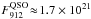 Mathematical equation: \hbox{$F_{912}^{\rm QSO}\!\approx\!1.7\times10^{21}$}