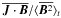 Mathematical equation: \hbox{$\overline{\JJ\cdot\BB}/\bra{\overline{\BB^2}}_{t}$}