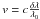 Mathematical equation: \hbox{$v = c\frac{{\delta \lambda }}{{\lambda _0}}$}
