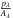 Mathematical equation: \hbox{$\frac{p_{\lambda}}{A_{\lambda}}$}