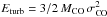 Mathematical equation: \hbox{$E_{\rm turb} = 3/2 \, M_{\rm CO} \, \sigma_{\rm CO}^2$}