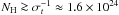 Mathematical equation: \hbox{$N_{\rm H}\ga \sigma^{-1}_t \approx 1.6 \times 10^{24}$}