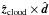 \hbox{$\uvec{z}_{\rm {\rm cloud}} \times \uvec{d}$}