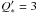 \hbox{$\qpe = 3$}