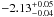 \hbox{$-2.13^{+0.05}_{-0.04}$}