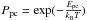 \hbox{$P_{\rm pc}=\exp({-\frac{E_{\rm pc}}{k_{\rm B} T}})$}