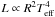 Mathematical equation: \hbox{$L\propto R^2T\ind{eff}^4$}