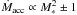Mathematical equation: \hbox{$\dot{M}_{\rm acc} \propto M_{*}^{2} \pm 1$}