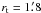 \hbox{$r_\mathrm{t}=1\farcm 8$}