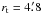 \hbox{$r_\mathrm{t}=4\farcm 8$}