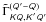 \hbox{$\tilde \Gamma^{(\mathsfsl{Q}^{\prime}-\mathsfsl{Q})}_{\mathsfsl{KQ,K}^{\prime} \mathsfsl{Q}^{\prime}} $}