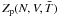 \appendix \setcounter{section}{2} \hbox{$Z_{\rm p}(N,V,{\bar T})$}