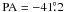 \hbox{$\rm PA = -41\fdg 2$}