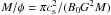 Mathematical equation: \hbox{$M/\phi=\pi c_{\rm s}^2/(B_0 G^2 M)$}