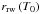 \hbox{$r_\mathrm{rw}\left(T_0\right)$}