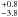 \hbox{$^{+0.8}_{-3.8}$}
