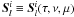 Mathematical equation: \hbox{$\vec{S}^{i}_l \equiv \vec{S}_l^{i} (\tau, \nu, \mu)$}