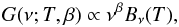 Mathematical equation: \begin{equation} G(\nu; T, \beta) \propto \nu^\beta B_\nu(T), \end{equation}