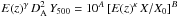 Mathematical equation: \hbox{$E(z)^\gamma \, D_{\rm A}^2\, \Yv = 10^A\, [E(z)^\kappa \, X/X_0]^B$}