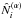 Mathematical equation: \hbox{$\hN^{(\alpha)}_i$}