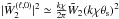 Mathematical equation: \hbox{$|\tW_2^{(\ell,0)}|^2 \simeq \frac{k\chi}{2\pi} \tW_2(k\chi\theta_{\rm s})^2$}