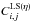 Mathematical equation: \hbox{$C_{i,j}^{\rm LS (\eta)}$}