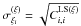 Mathematical equation: \hbox{$\sigma_{\xi_i}^{(\xi)}=\sqrt{C_{i,i}^{\rm LS (\xi)}}$}