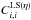 Mathematical equation: \hbox{$C_{i,i}^{\rm LS (\eta)}$}