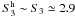 Mathematical equation: \hbox{$\Sh_3 \sim S_3 \simeq 2.9$}