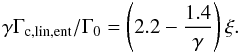 Mathematical equation: $$ \Gamma_{\rm c,baro} = \Gamma_{\rm hs,baro} F(p_\nu) G(p_\nu) + (1 - K(p_\nu)) \Gamma_{\rm c,lin,baro} , $$