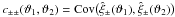 Mathematical equation: \hbox{$c_{\pm\pm}(\vartheta_1, \vartheta_2) = {\rm Cov}\bigl(\est{\xi}_\pm(\vartheta_1),\est{\xi}_\pm(\vartheta_2)\bigr)$}