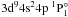 Mathematical equation: \hbox{$\rm 3d^{9}4s^24p\ ^1P_1^\circ$}