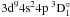Mathematical equation: \hbox{$\rm 3d^{9}4s^24p\ ^3D_1^\circ$}